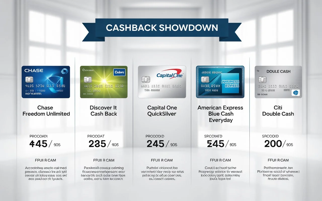 Top 5 Cashback Credit Cards In the USA Comparison