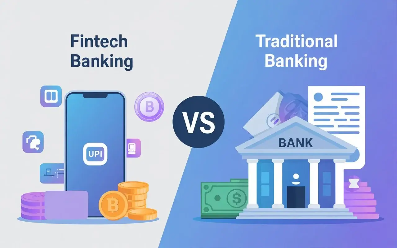 Difference between Fintech and Traditional Banking