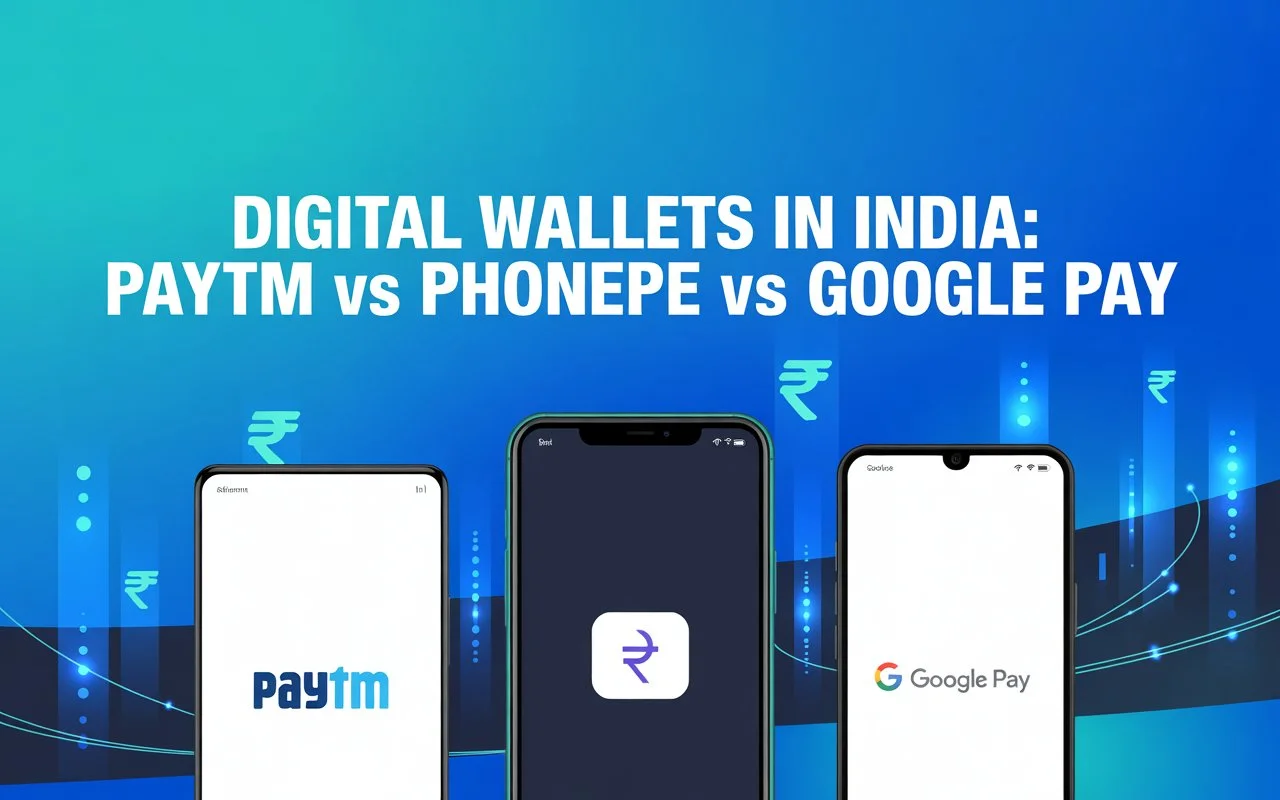 Digital Wallets in India: Paytm vs PhonePe vs Google Pay